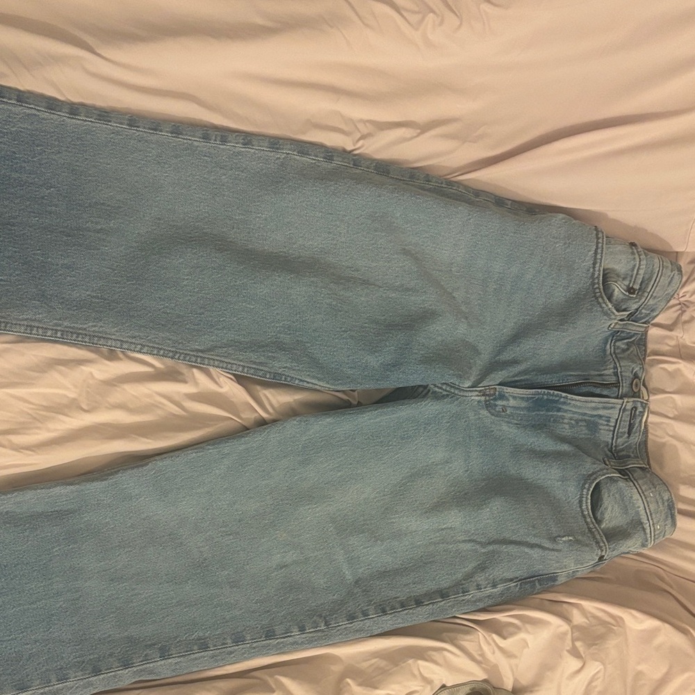 Abercrombie & Fitch Light Blue Straight Leg Jeans